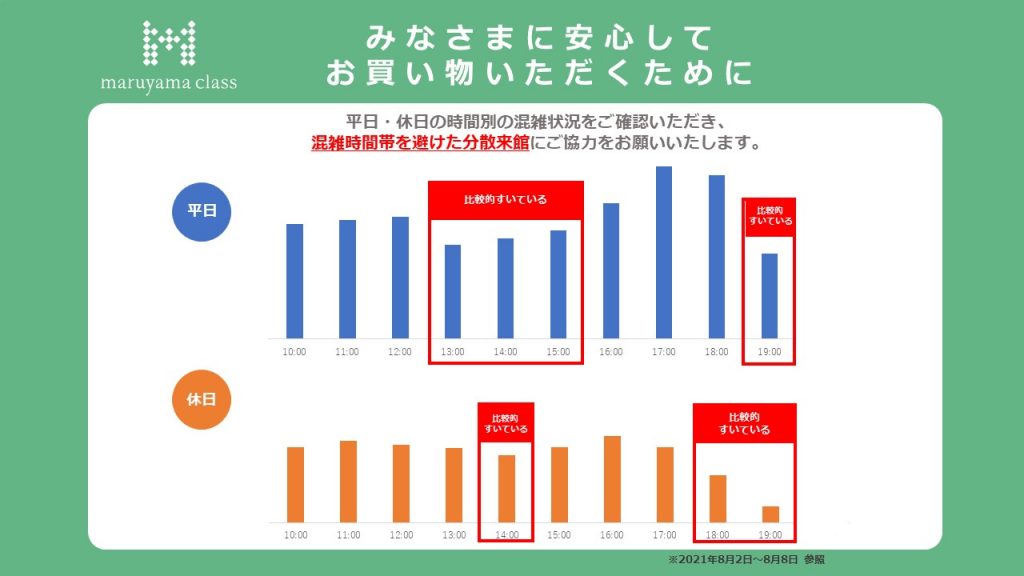 営業時間のお知らせ マルヤマ クラス Maruyama Class